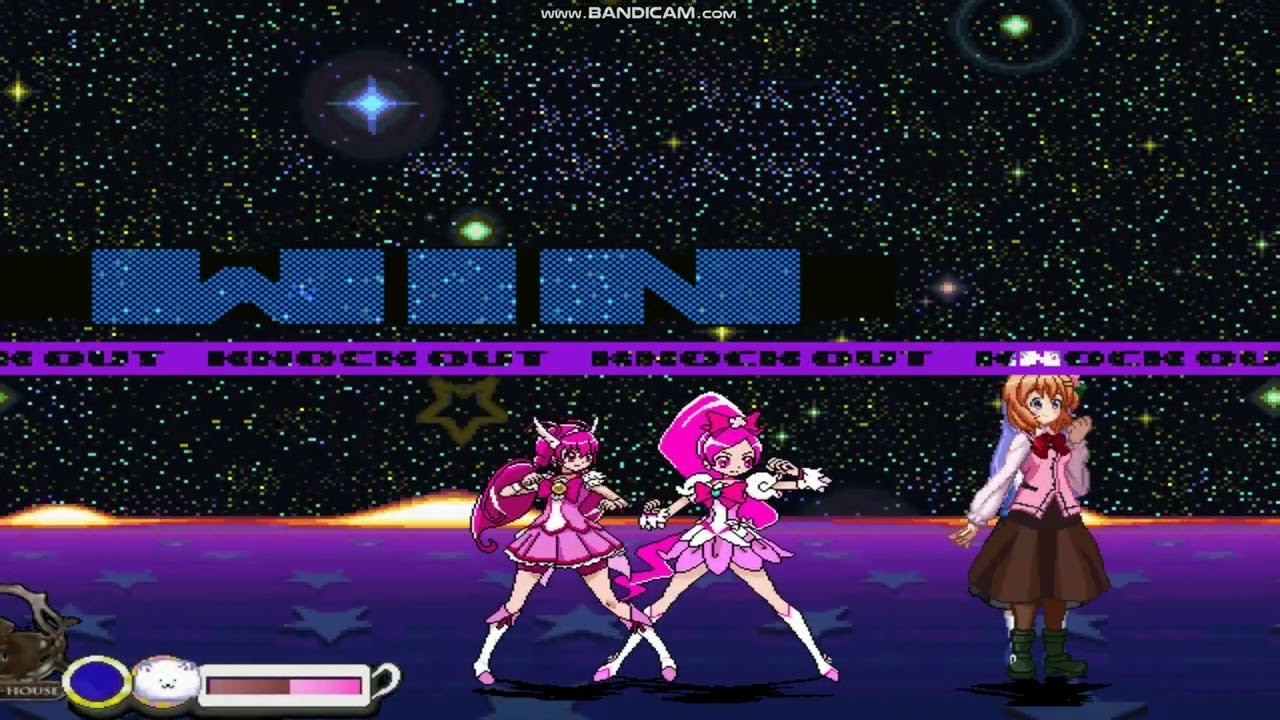 MUGEN キュアハッピー&キュアブロッサム&ココア VS ボスキャラ軍団