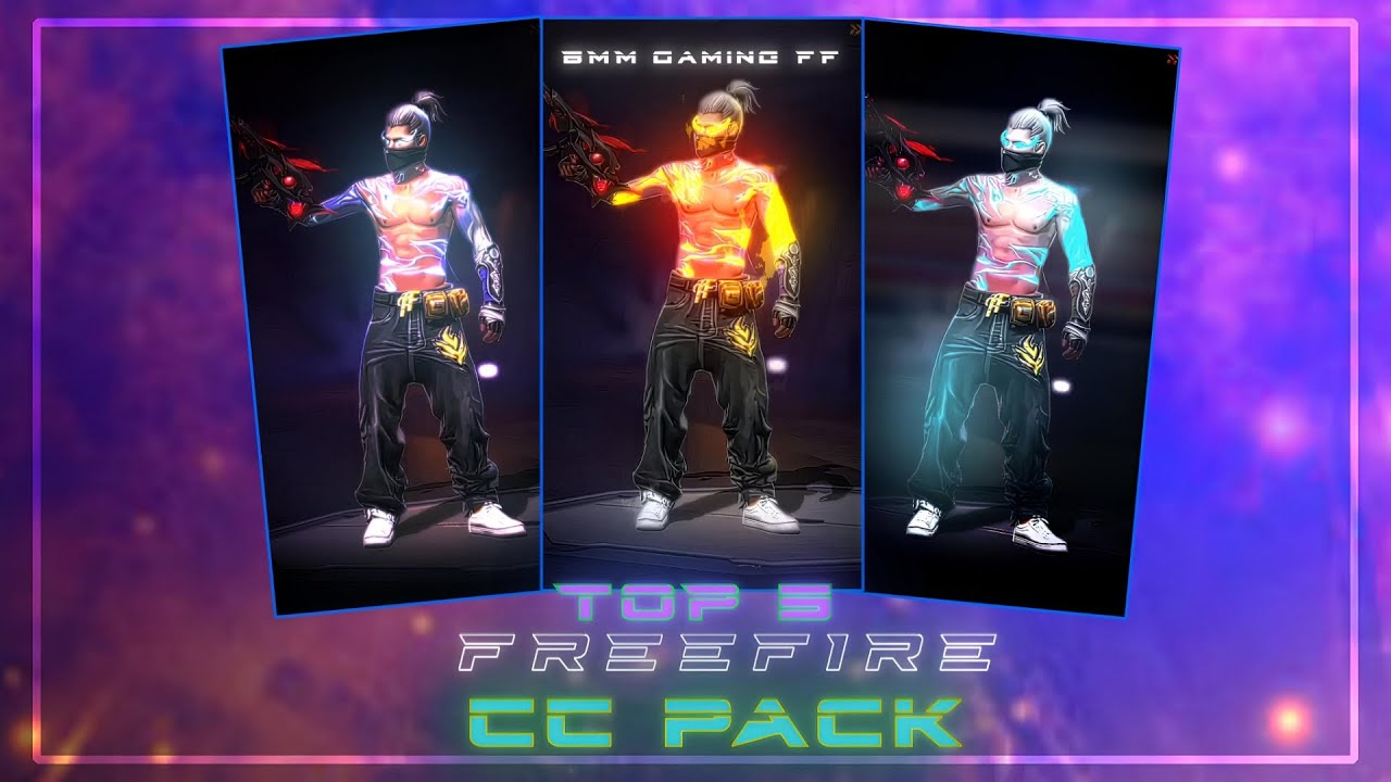 Top 5 HD FF CC XML 🔥 | New 4K Special CC Pack 🎮 #ff #xml #ccpack #14