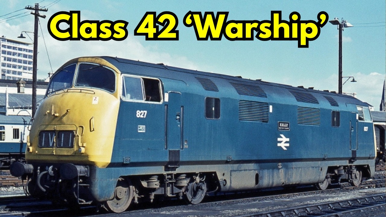 Class 42 &lsquo;Warship&rsquo; What made these diesel-hydraulics locomotives so revolutionary? #Class42 #warship