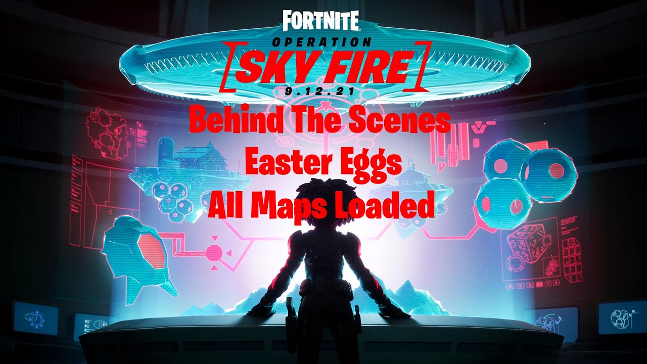 Operation: SkyFire Behind The Scenes | Easter Eggs | All Maps Loaded.