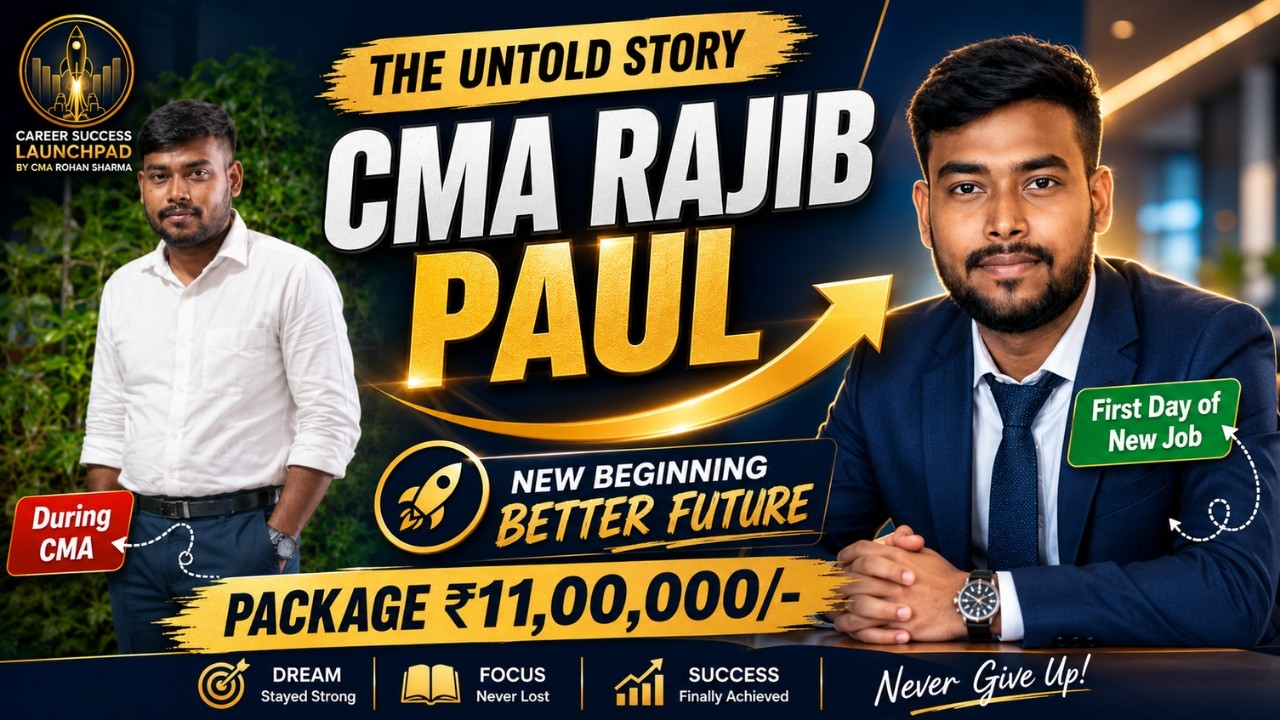 🏆 CMA Placement Without Rank | Salary Stories | CMA RAJIB PAUL | CMA CAMPUS 2024 |