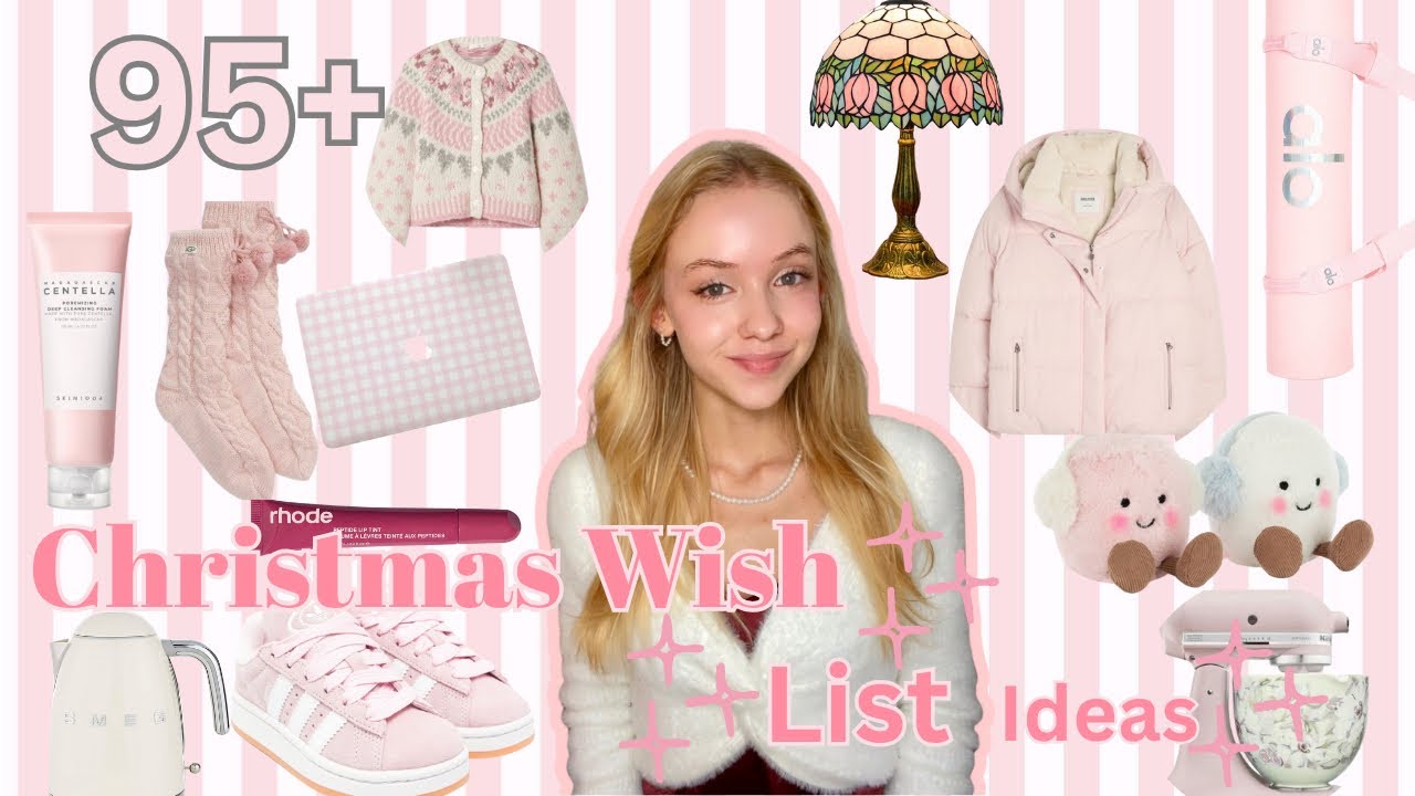 ✨95+ Girly & Coquette Christmas Wishlist Ideas 2025 🎀 | Skincare, Fashion, Room Decor & More!