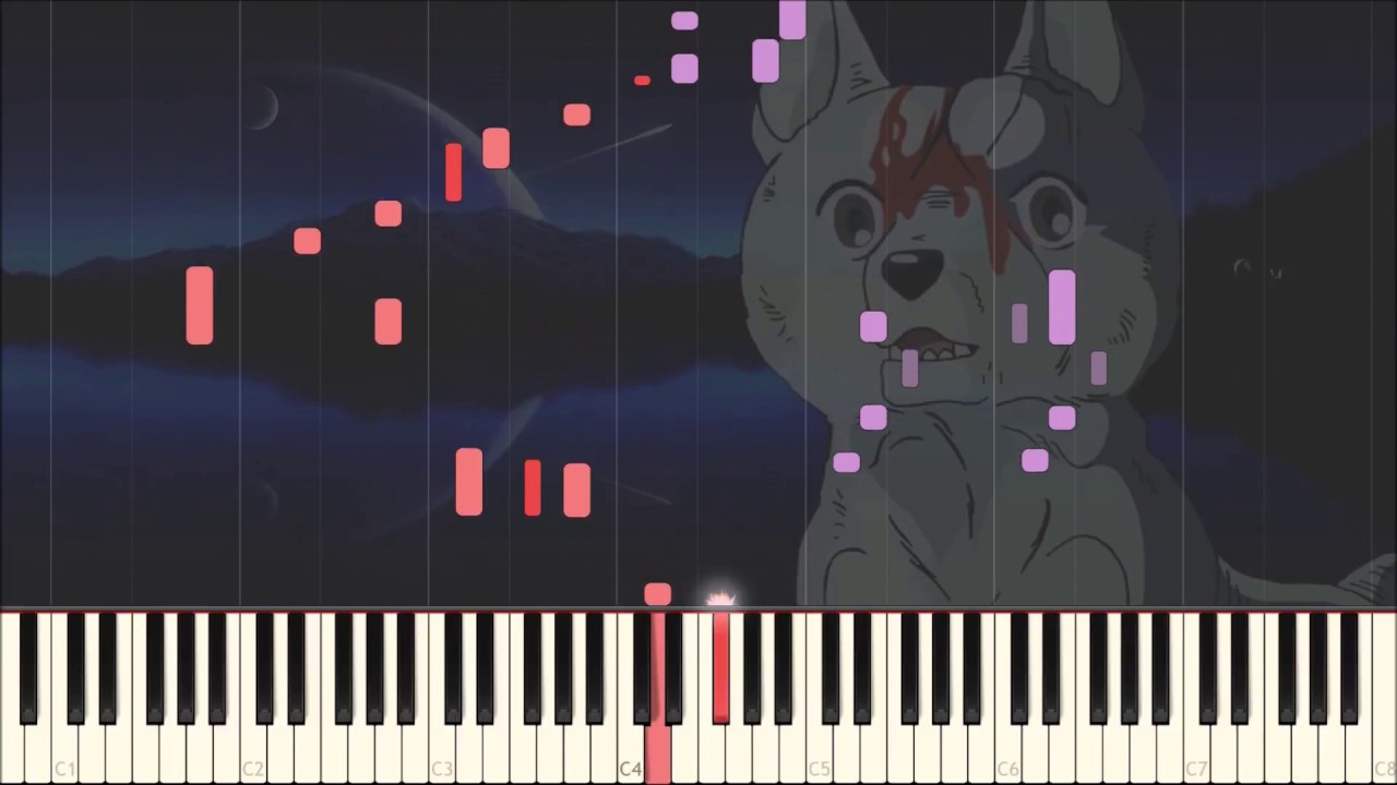 Silverfang - Sorrow - Synthesia (Piano Tutorial)