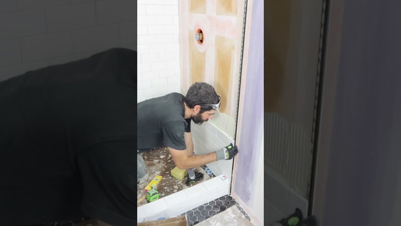 How to Cap Subway Tile Shower Walls - 