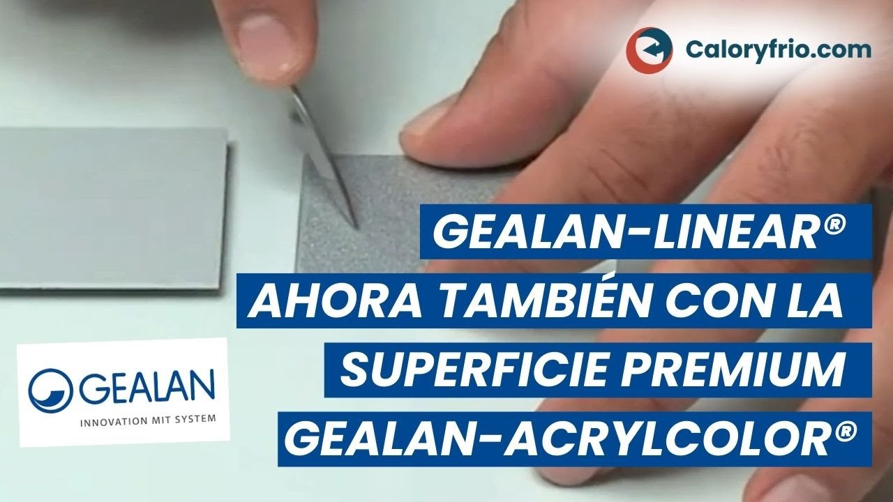 Cerramientos GEALAN-LINEAR® ahora también con la superficie premium GEALAN-acrylcolor®