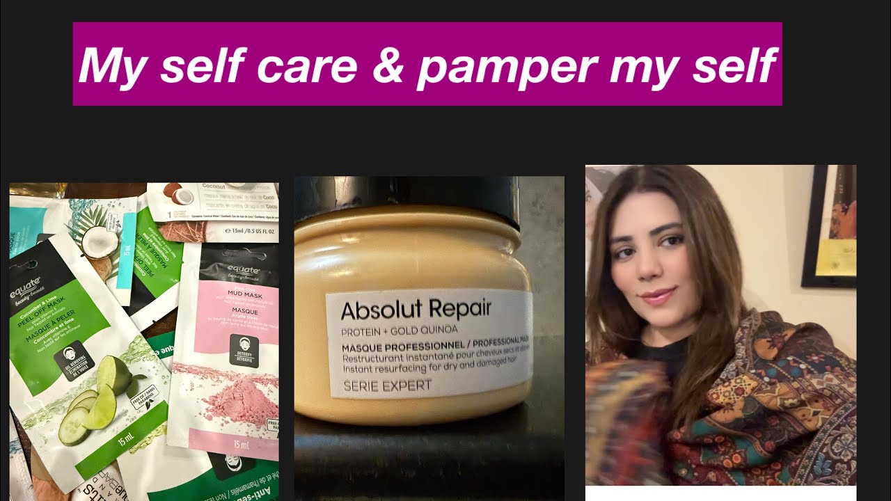 My self care/ head massage day/my new parcel
