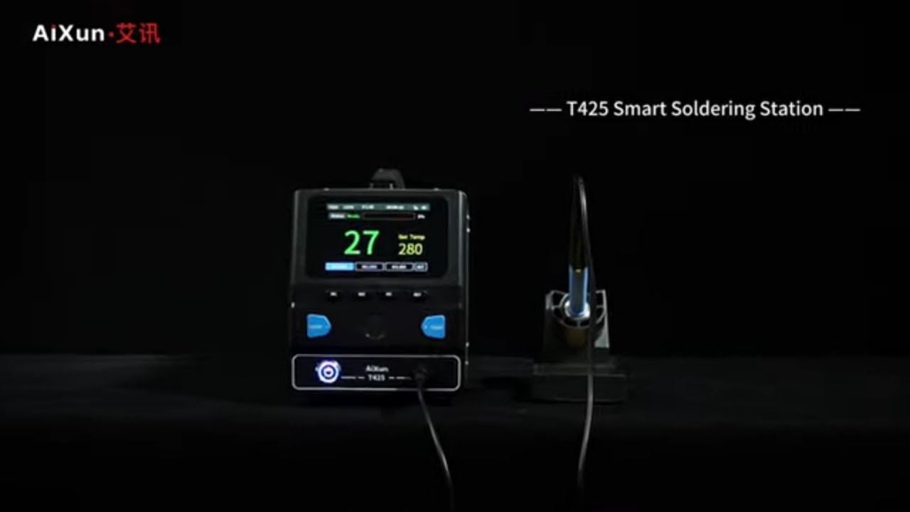 The NEW AiXun T425 &mdash; High-Power Smart Soldering Station for Professional Repair#aixun