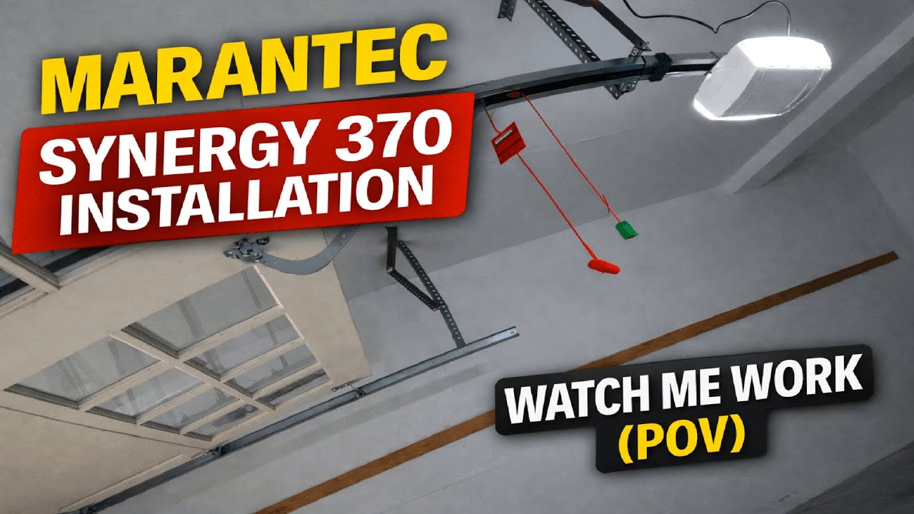 Marantec Synergy 370 Installation | Watch Me Work (POV)