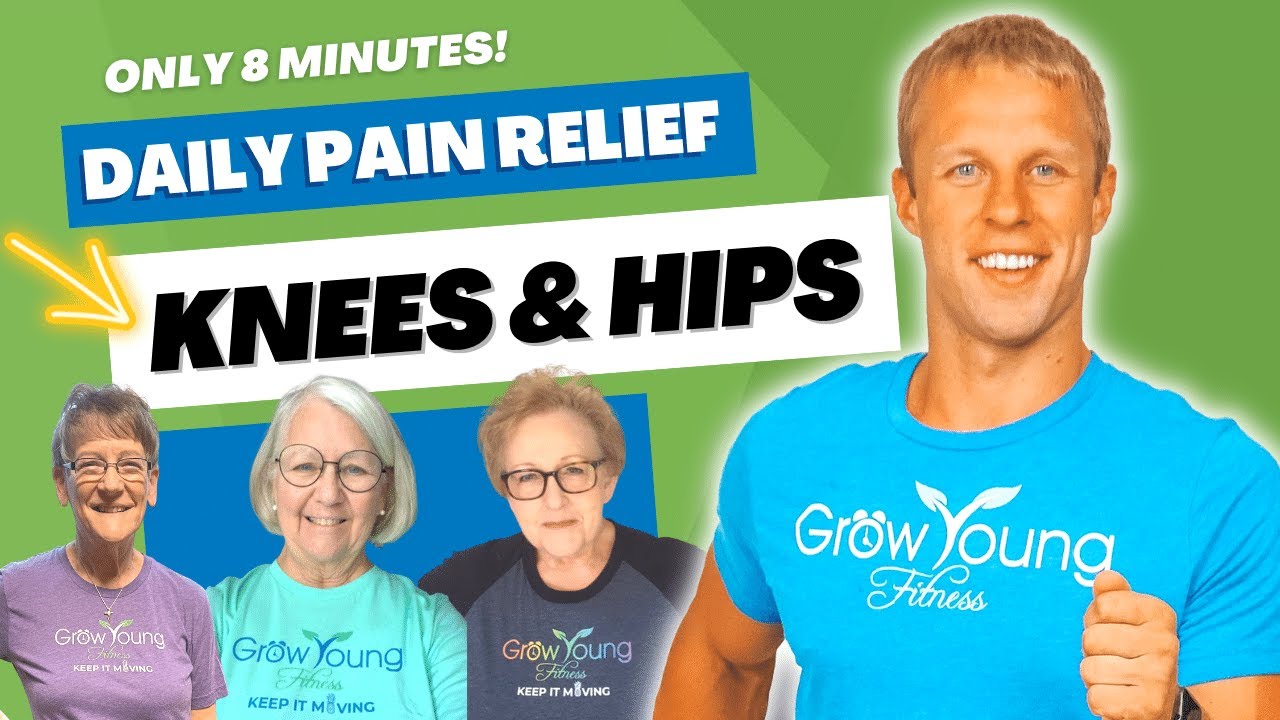 Best Knee & Hip Pain Exercises For Seniors & Beginners
