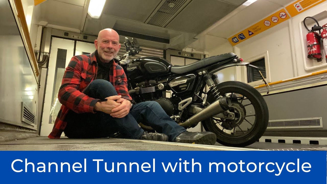 Taking a motorcycle through the Channel Tunnel with Eurotunnel Le Shuttle