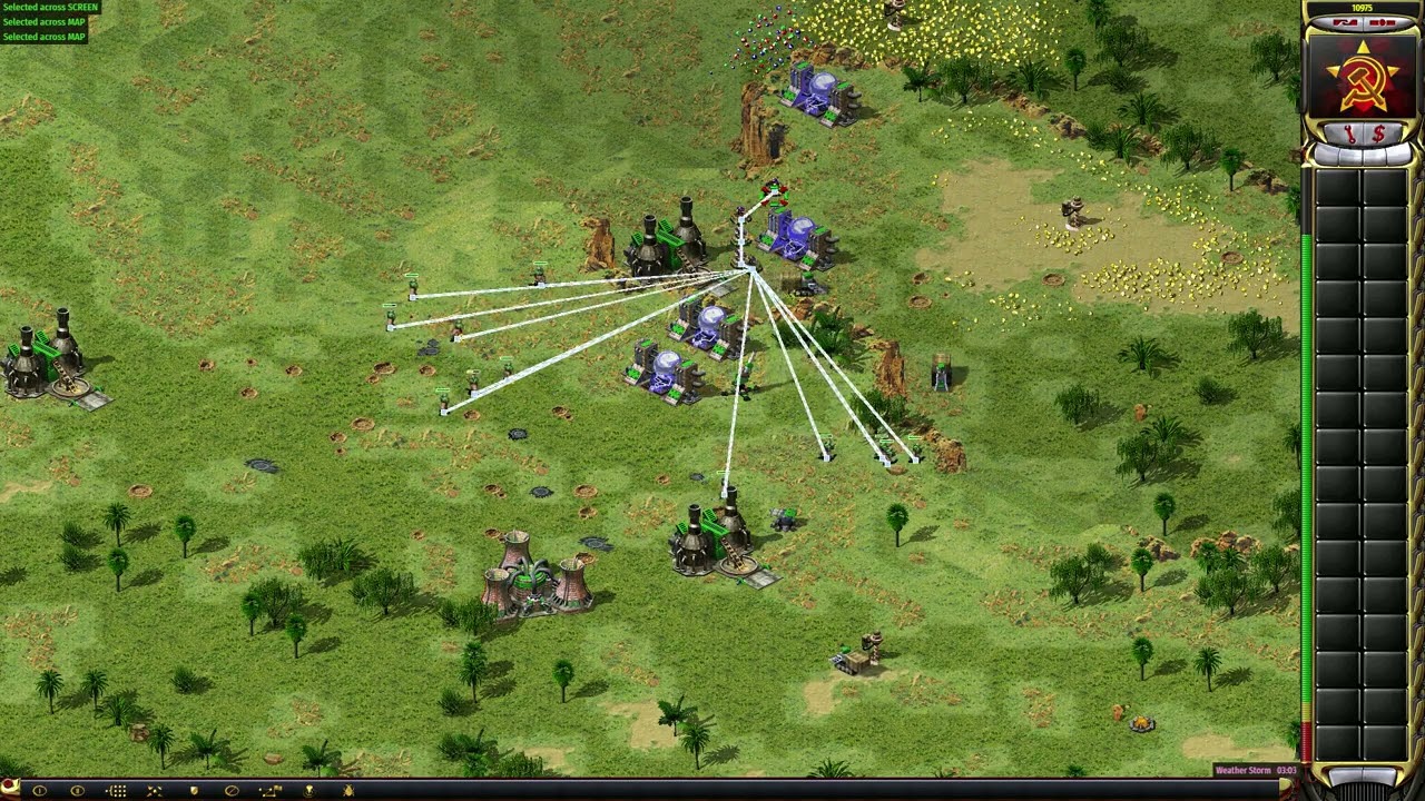 Red Alert 2 : Chrono Divide 2v2 Colonel Rank Iraq Gameplay