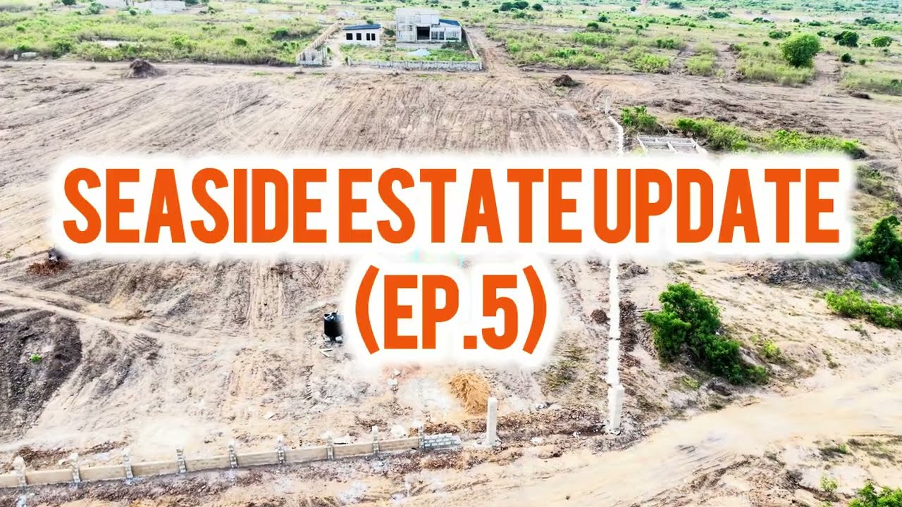 SEASIDE ESTATE, эпизод 5: Штукатурка коммерческого забора почти завершена | Обновление опор ворот