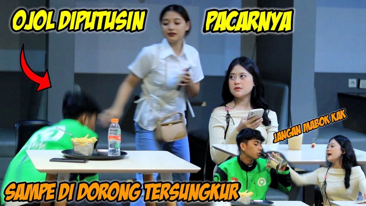 PRANK OJOL DIPUTUSIN PACAR‼️CEWEK CANTIK NASEHATIN OJOL 🥹