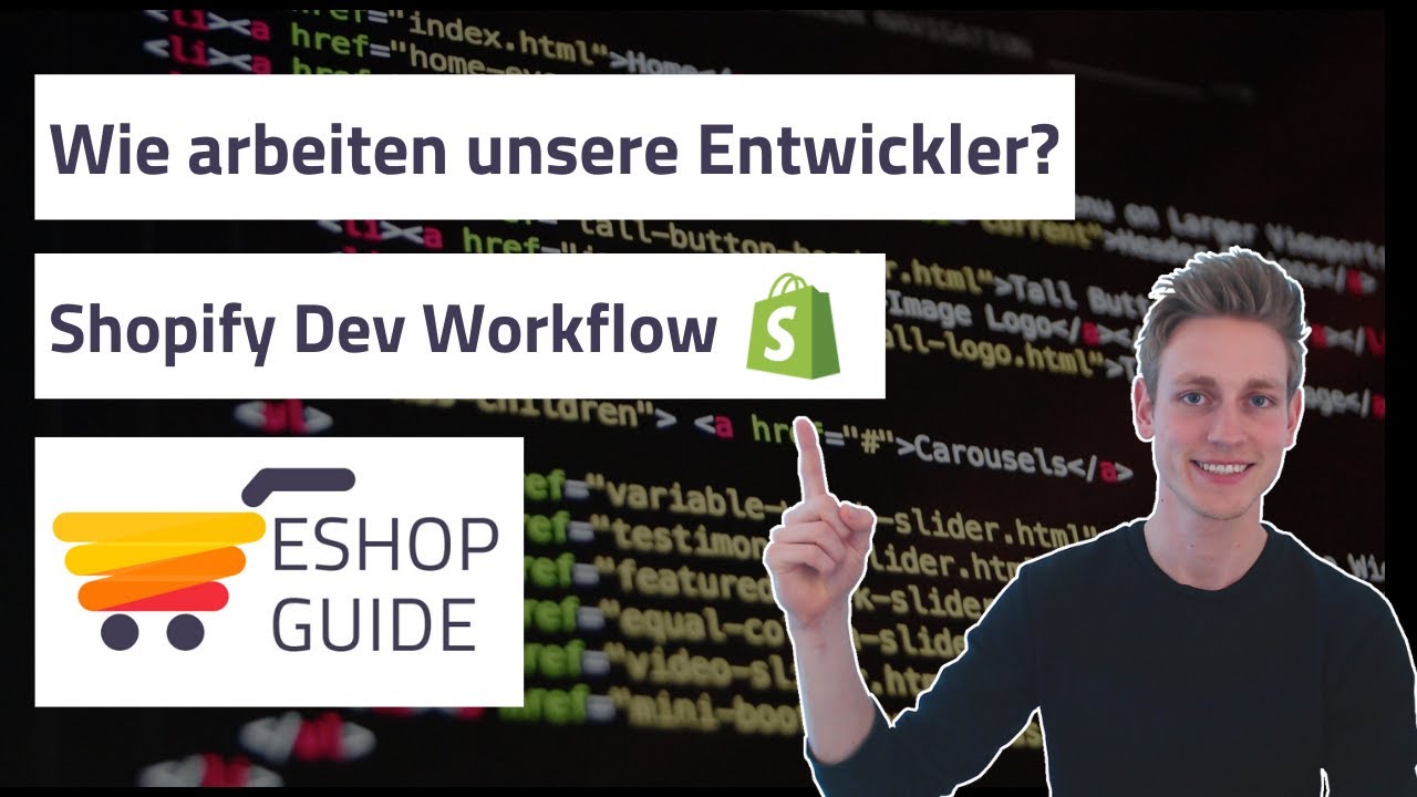 Shopify Dev Workflow: So arbeitet ein Entwickler bei Eshop Guide