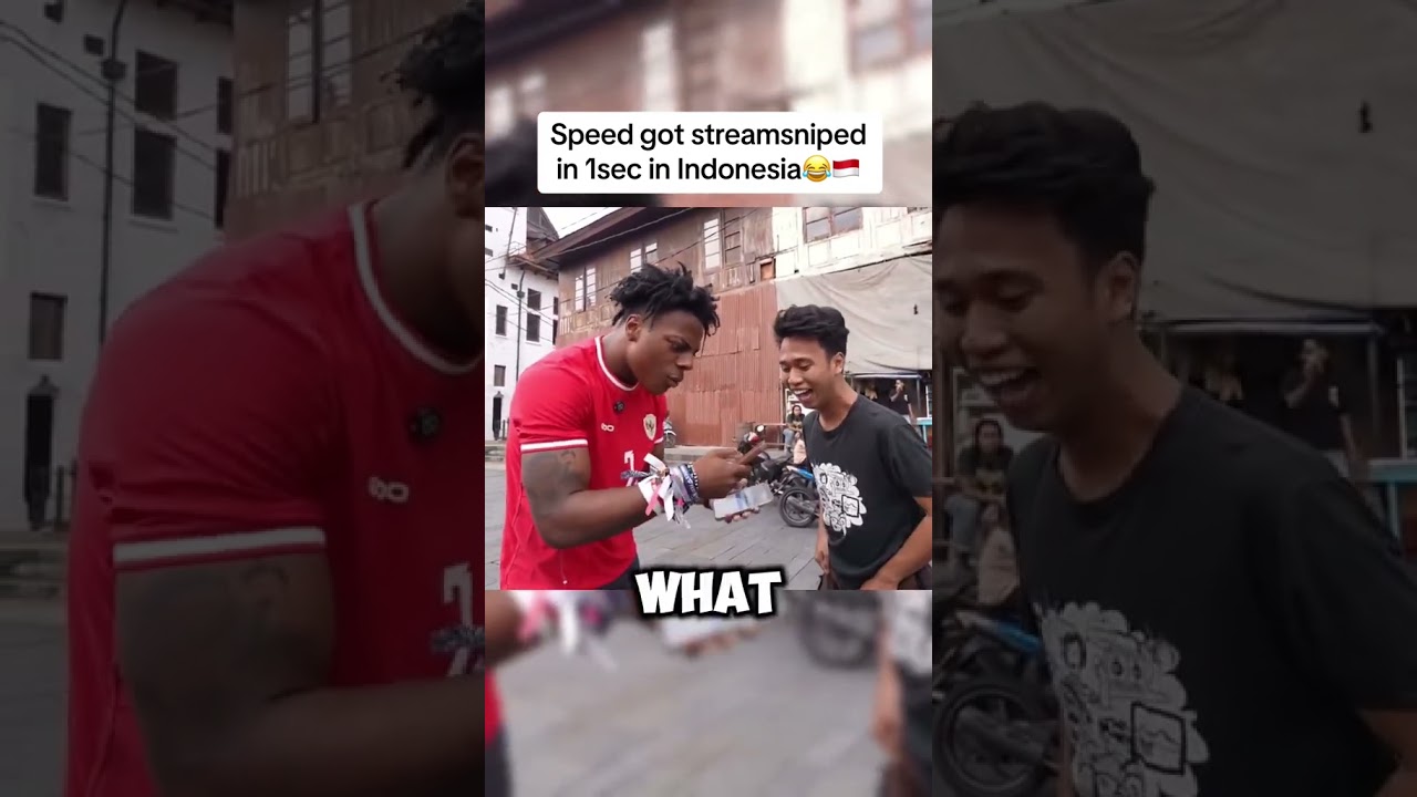 Ishowspeed got stream sniped so fast#ishowspeed #streamer #indonesia