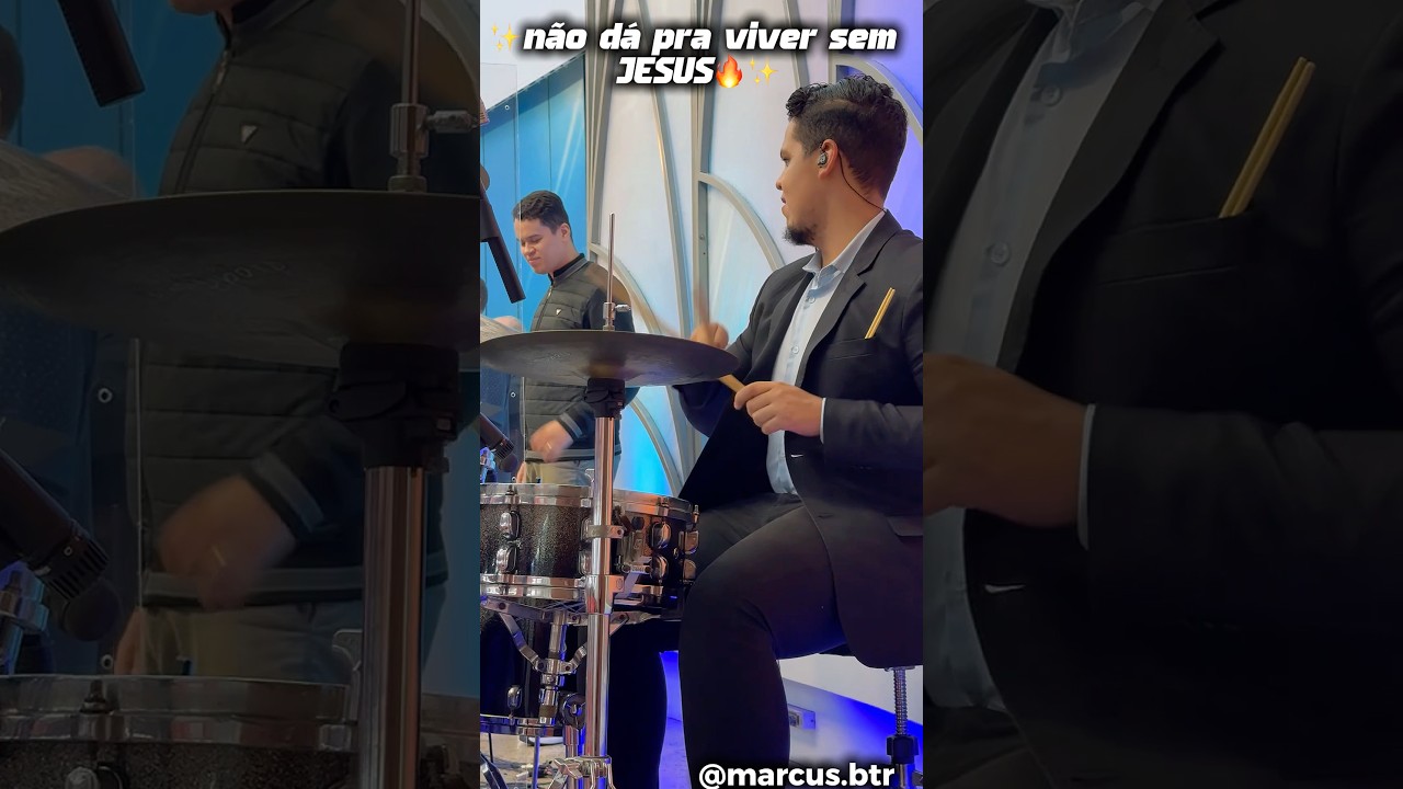 SEM JESUS, NÃO DÁ ! - DRUM CAM - IIGD