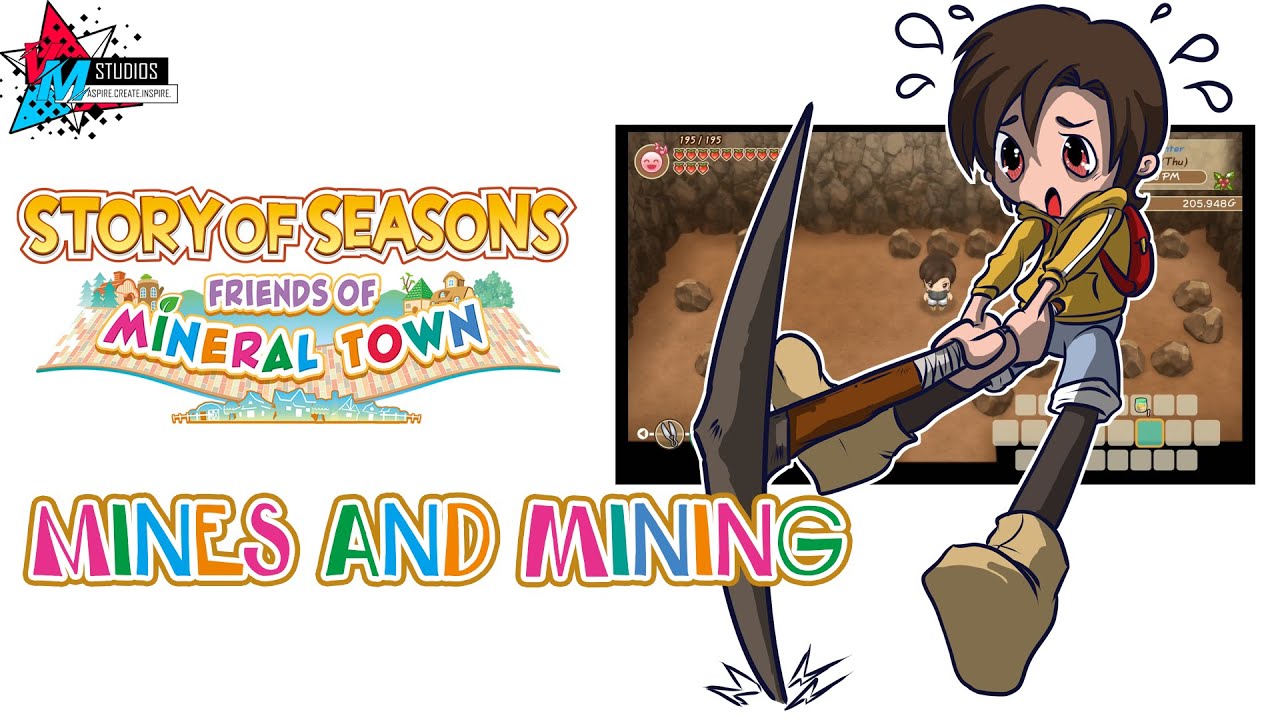 Story of Seasons: Friends of Mineral Town (Switch, PC): Mines and Mining