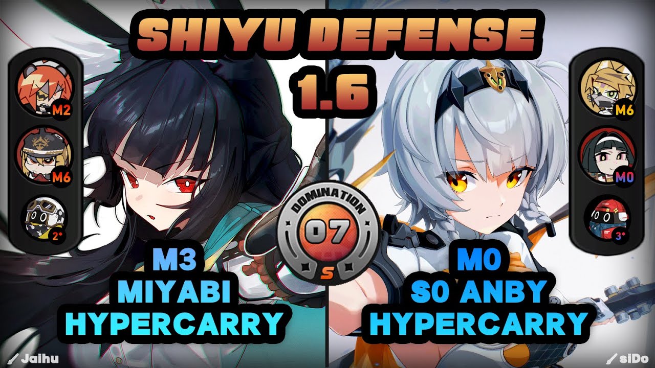 Miyabi & Soldier 0 Anby 2:17m Clear!!! | 1.6 Shiyu Defense | Zenless Zone Zero