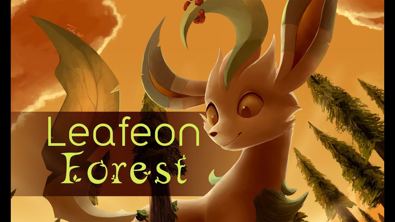 Leafeon Forest (Fan Art Time-Lapse)