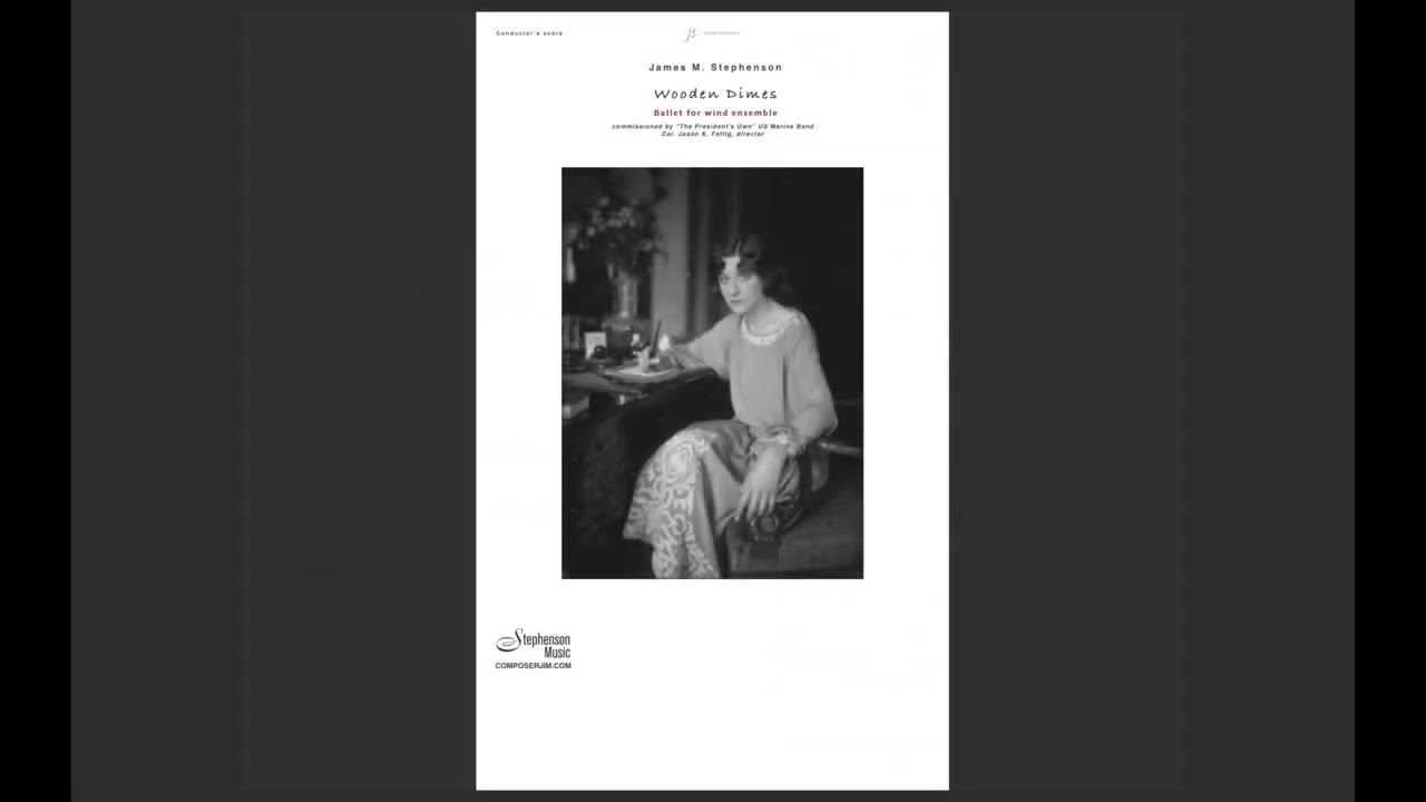 Wooden Dimes - BALLET SCORE (wind ensemble)