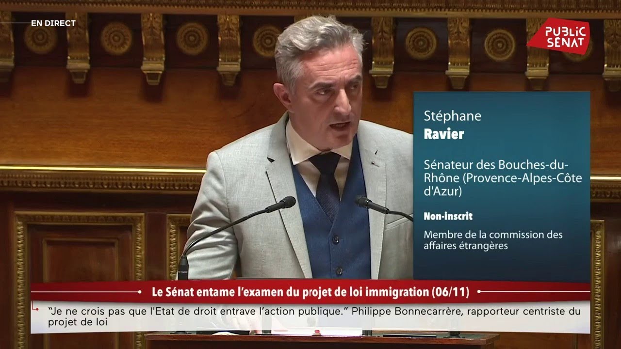 « Faisons une loi sur la non-immigration ! » déclare Stéphane Ravier