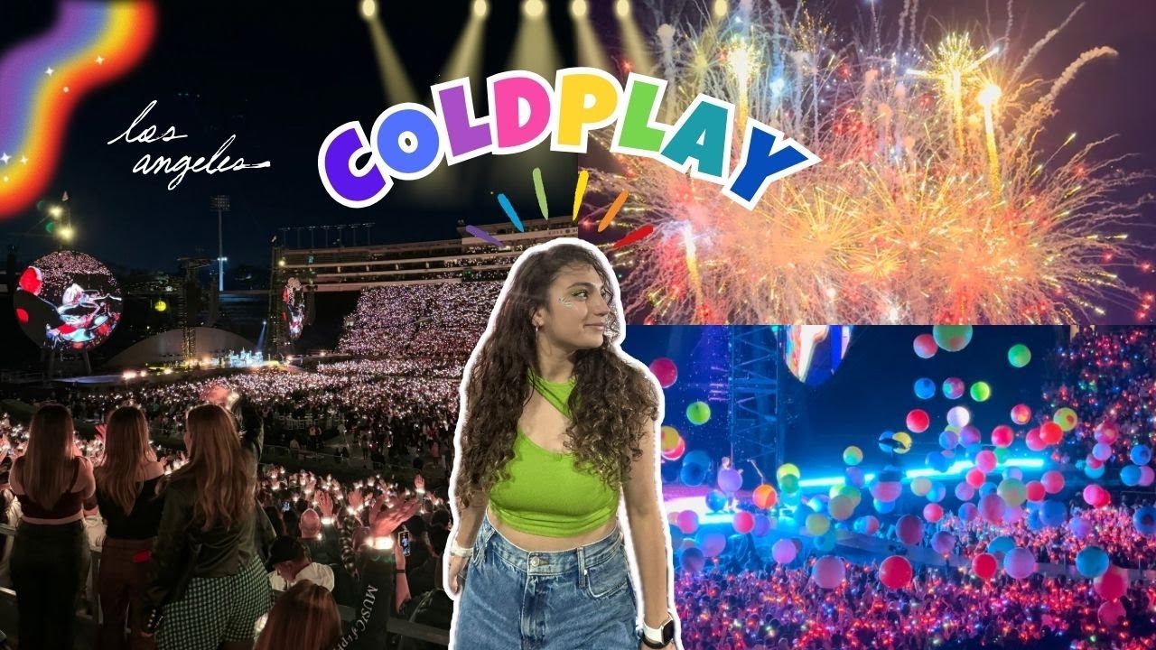 COLDPLAY KONSERİNE GİTTİM! Rose Bowl, Los Angles, Work and Travel 2023, Wat24!