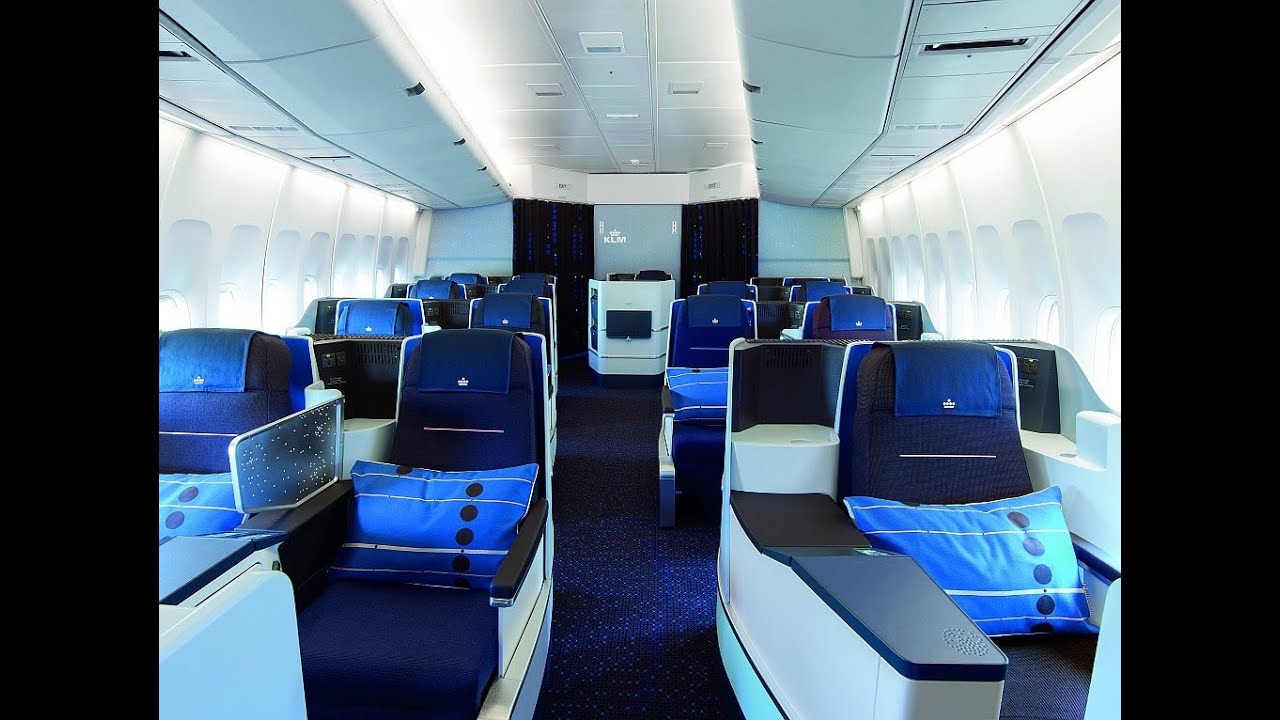 KLM NEW WORLD BUSINESS CLASS | NEW YORK-AMSTERDAM | B747