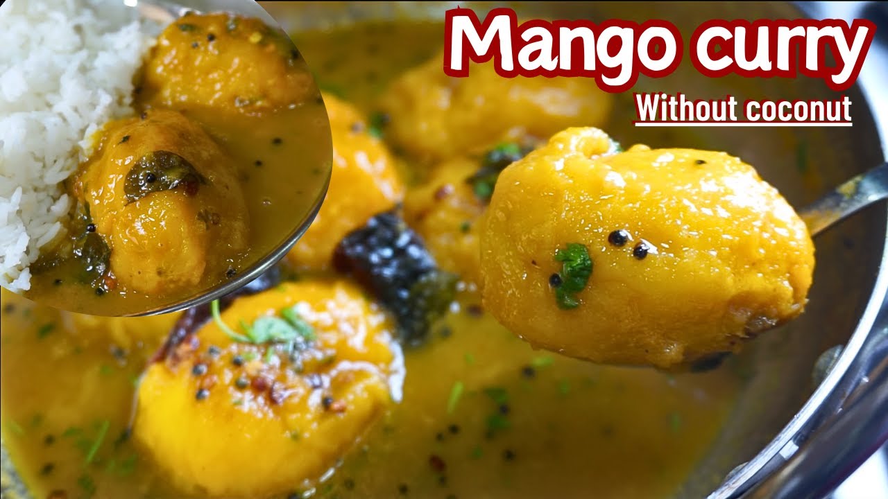 Mango curry recipe | ripe mango curry | mango curry without coconut | mango curry Mangalore style