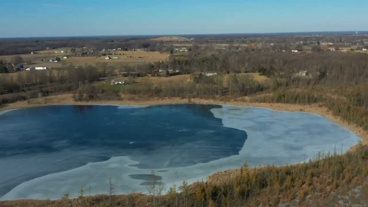 UFO flying over Sand Lake,Michigan