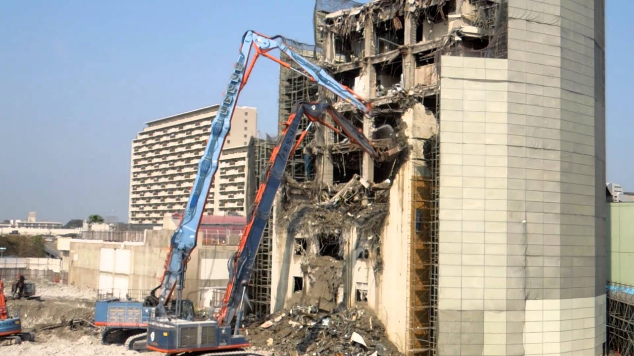 フジムラ　ZX1800K＆ZX1000K　Hitachi Demolition