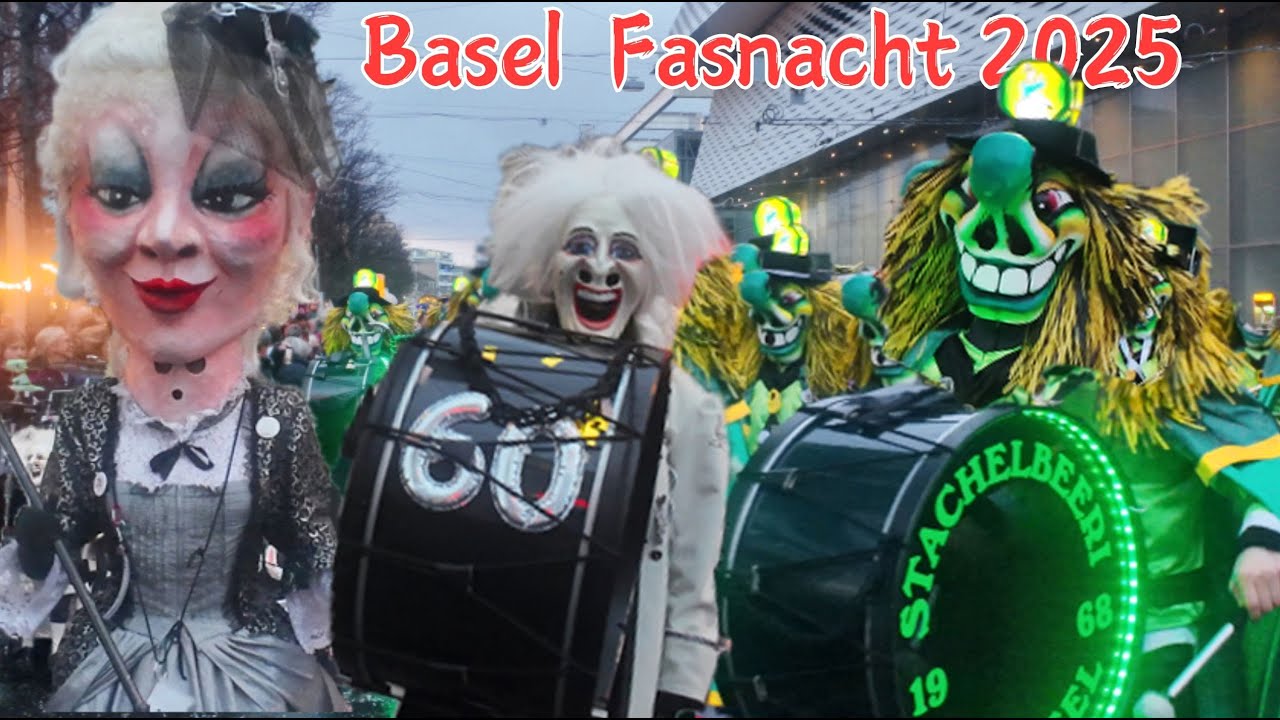 🇨🇭Basel Fasnacht 2025 – Cortège Highlights//Basel Fasnacht am Dienstag//Guggenmusik/ Switzerland