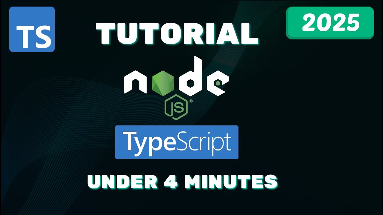 TypeScript Node/Express Setup Tutorial 🚀 &ndash; Complete Guide Under 4 Minutes