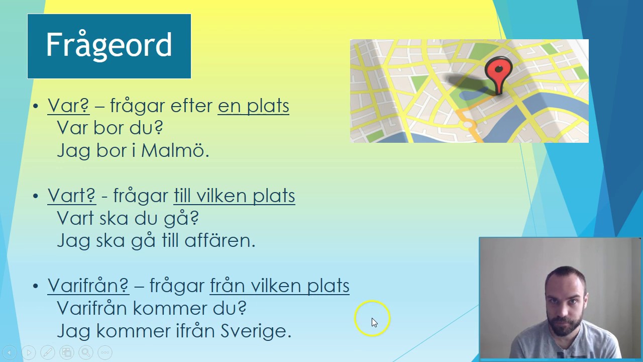 1.7 Bästa svenskan - Frågeord