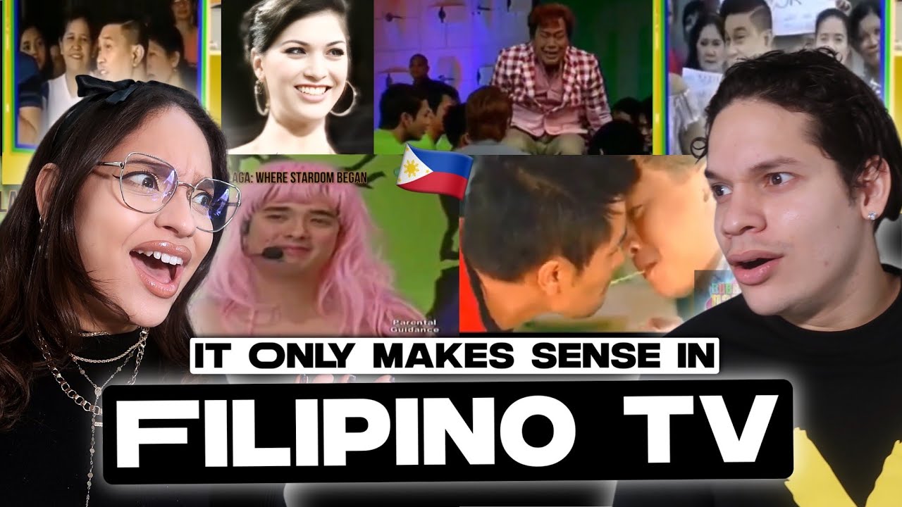Latinos react to 'Things that just make sense in FILIPINO TV...