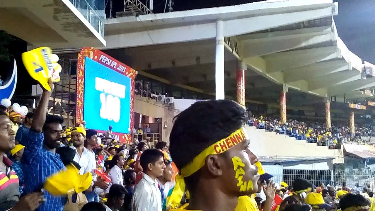 MS DHONI Entry at Chepauk..Fans gone crazy with DHONI DHONI chants😱