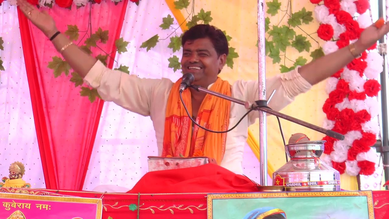 बहुत ही सुंदर वृतांत सुनाया महाभारत से स्वामी महाभारत सम्राट पप्पू शास्त्री जी ने गांव नगला बिरखी