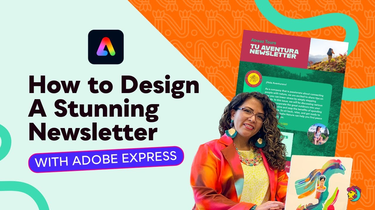 Customize Your Brand: Design a 2-Page Newsletter in Adobe Express