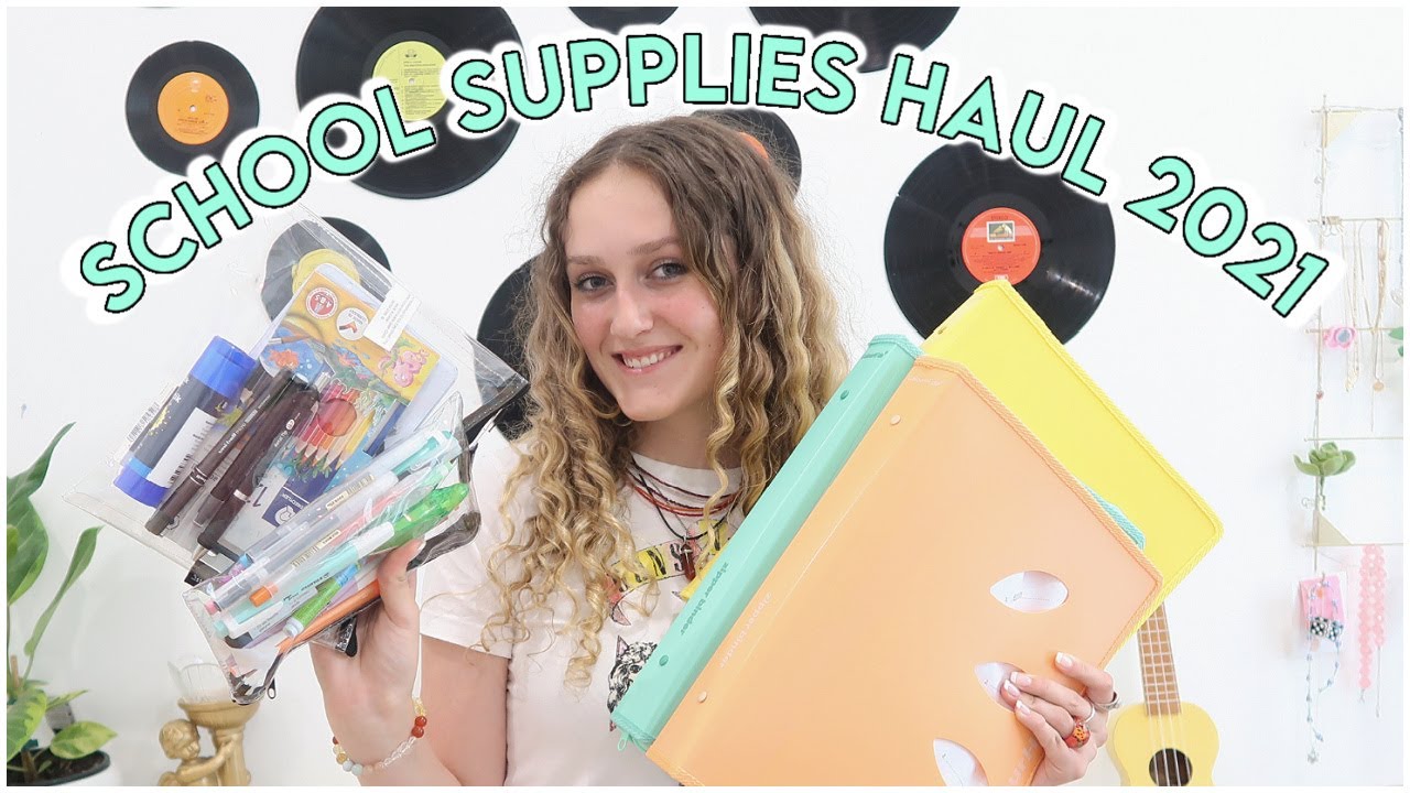 Back to School Supplies Haul 2021 *year 11 junior year*