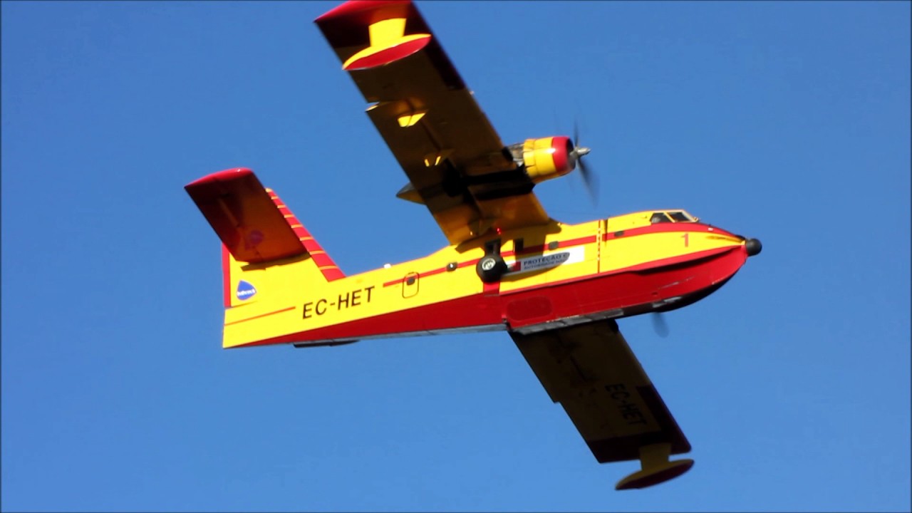 Wild fires aerial operations in Portugal Canadair CL-215 and Kamov Ka-32