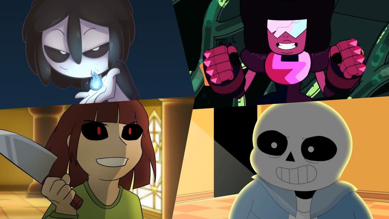 Soy más fuerte que tu || Garnet, Shadow Freddy, Sans y Chara 4 canciones que te llenan de nostalgia