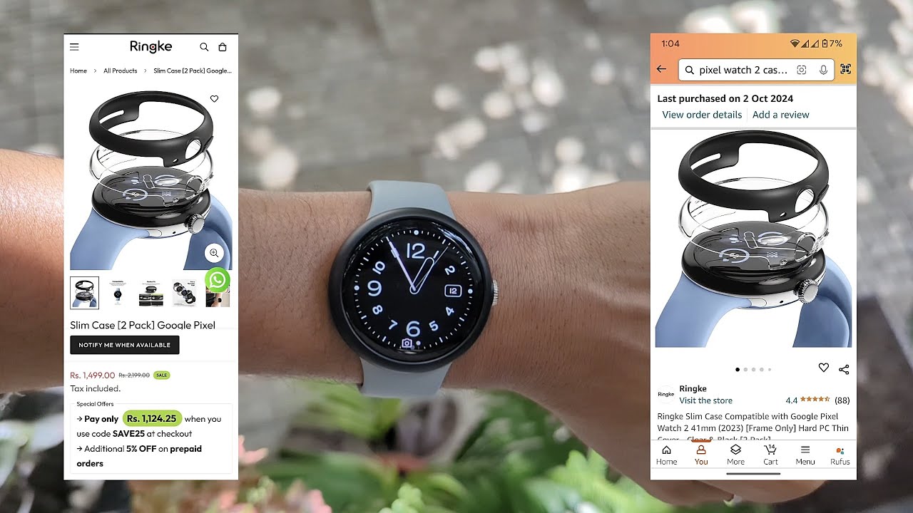 Google Pixel Watch 2 - Ringke watch case