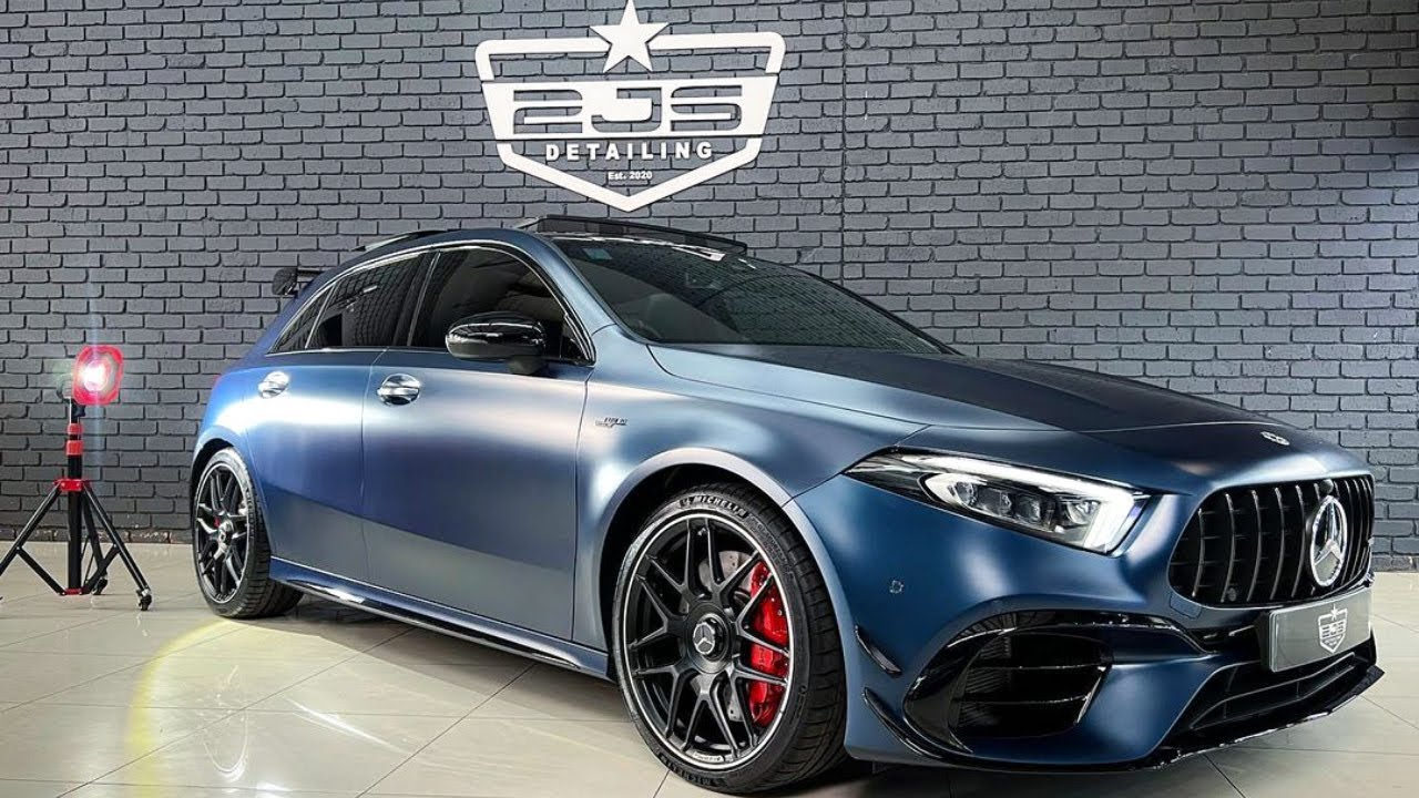 Матовая плёнка PPF на Mercedes-AMG A45 S