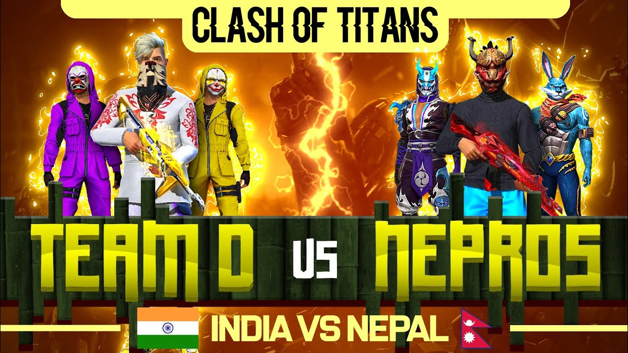 TEAM D VS NEPROS 🔥 FRIENDLY CLASHSQUAD VERSUS ❤️ | INDIA VS NEPAL | 🇮🇳 🇳🇵
