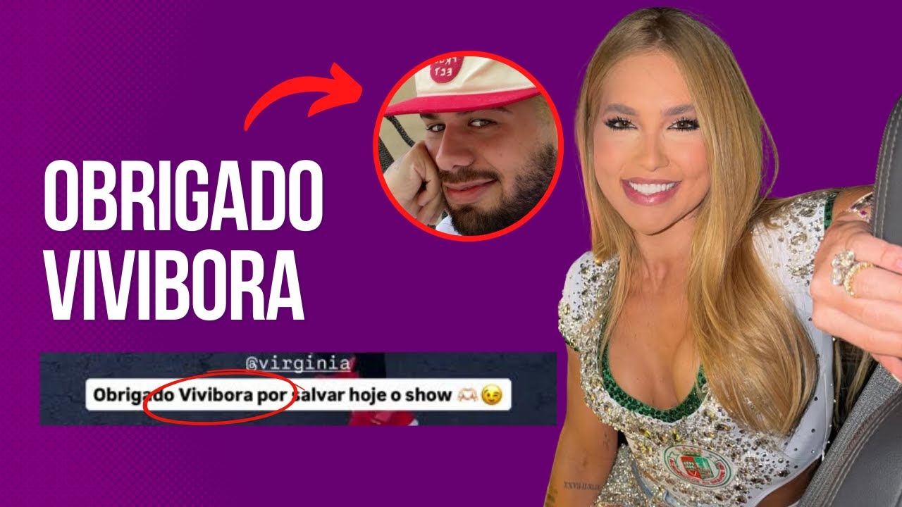 VIVÍBORA? O apelido secreto que ZÉ FELIPE usou para agradecer VIRGINIA após susto no ar!