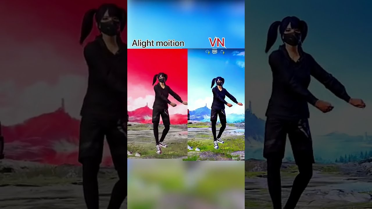 PUBG editing video || Alight motion vs VN || amazing video editing#pubgmobile #shorts