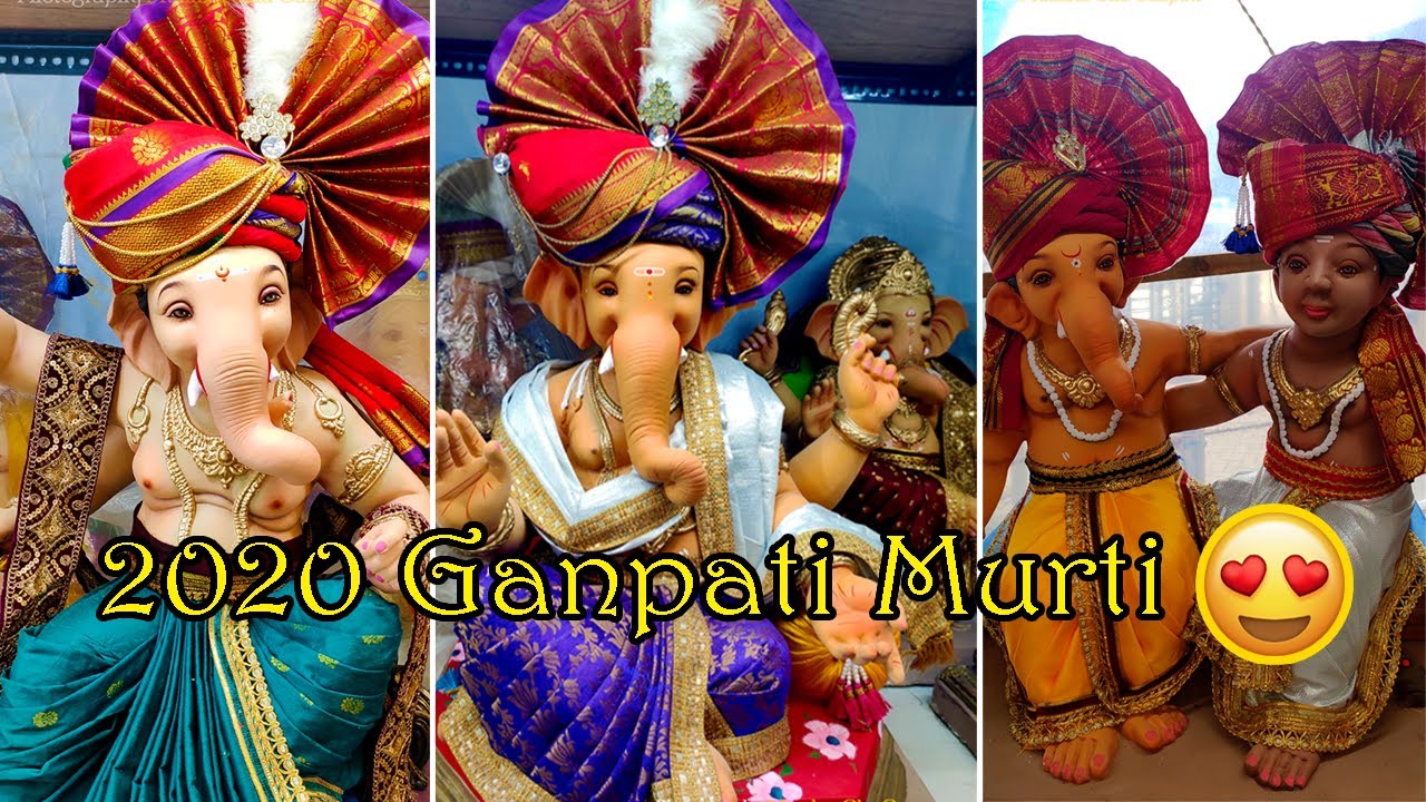 Beautiful Ganpati Murti in Mumbai 2020| Ganesh Utsav 2020 | YASH ART 2020|