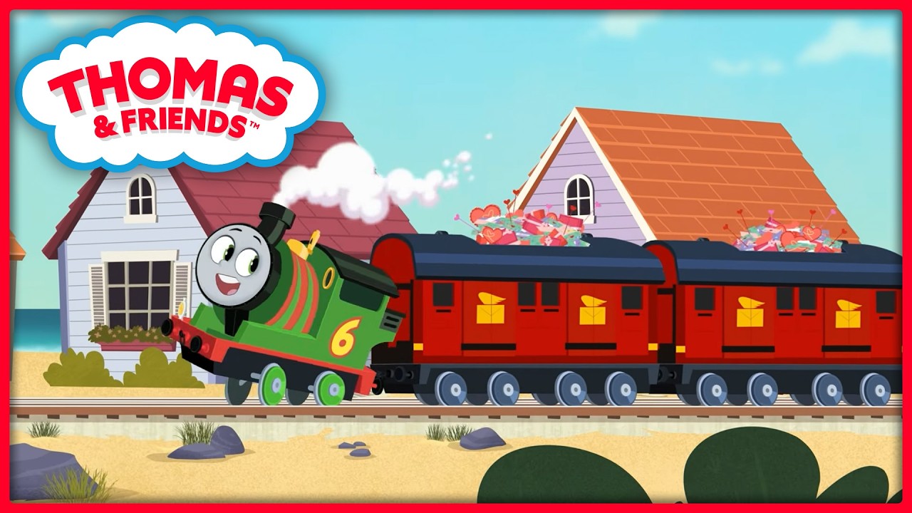 💌🚂 Percy’s Valentine’s Day Delivery! | Valentine’s Day for Kids | Thomas & Friends: All Engines Go!