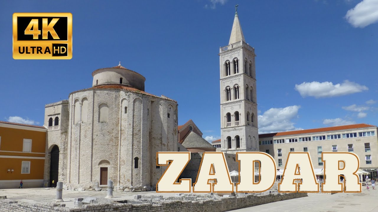 🇭🇷 Zadar, Croatia - 4K - Virtual Walking Tour - Must See