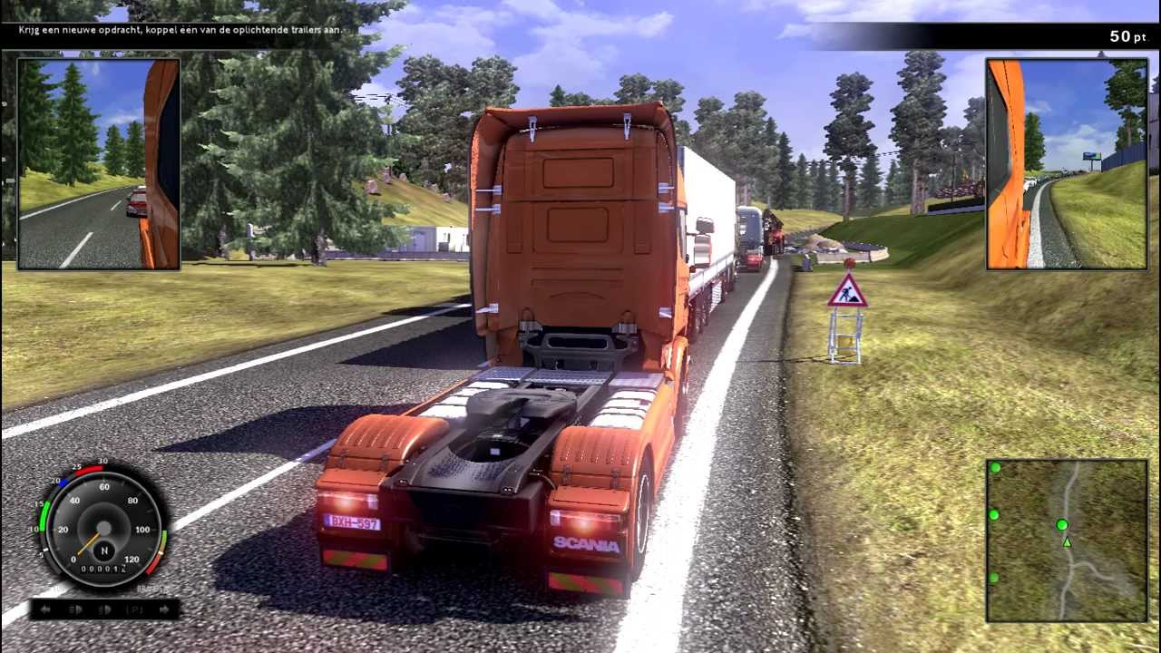 Scania Truck Driving Simulator Road Construction