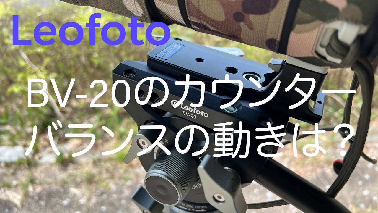 機材沼脱出シリーズ‼️Leofotoビデオ雲台BV-20の性能はいかに？